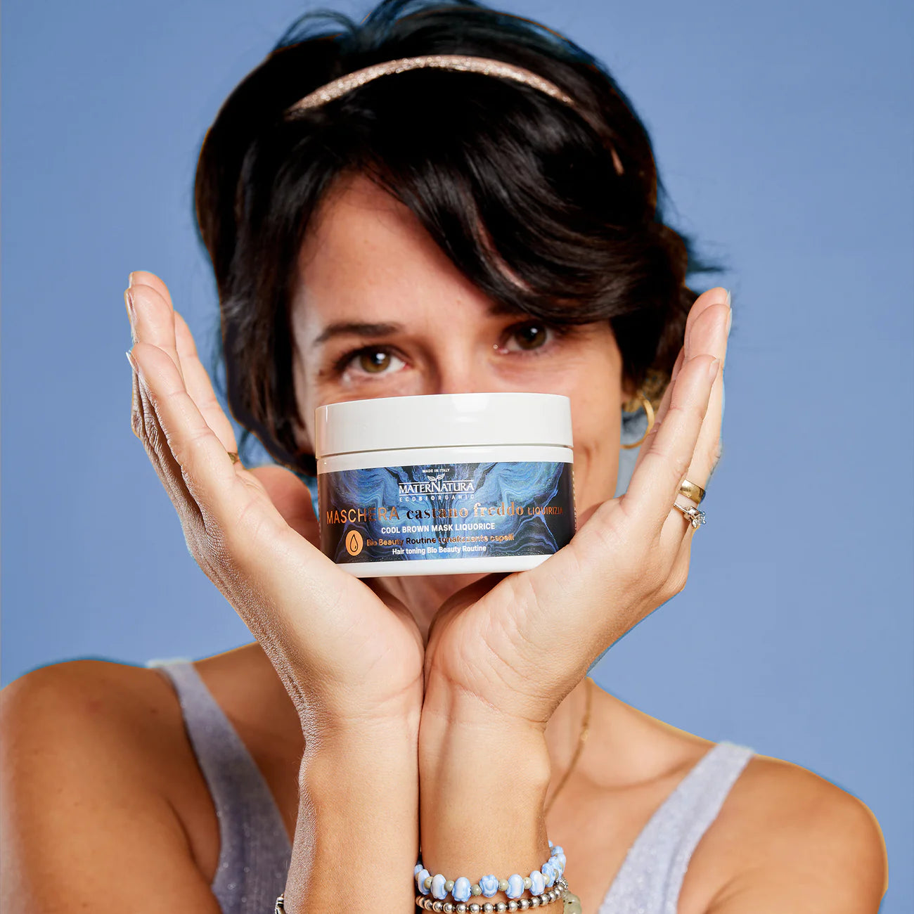 Maschera tonalizzante castano freddo Liquirizia