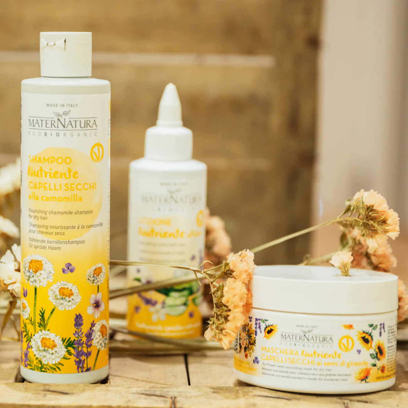 Maschera nutriente capelli secchi ai Semi di Girasole
