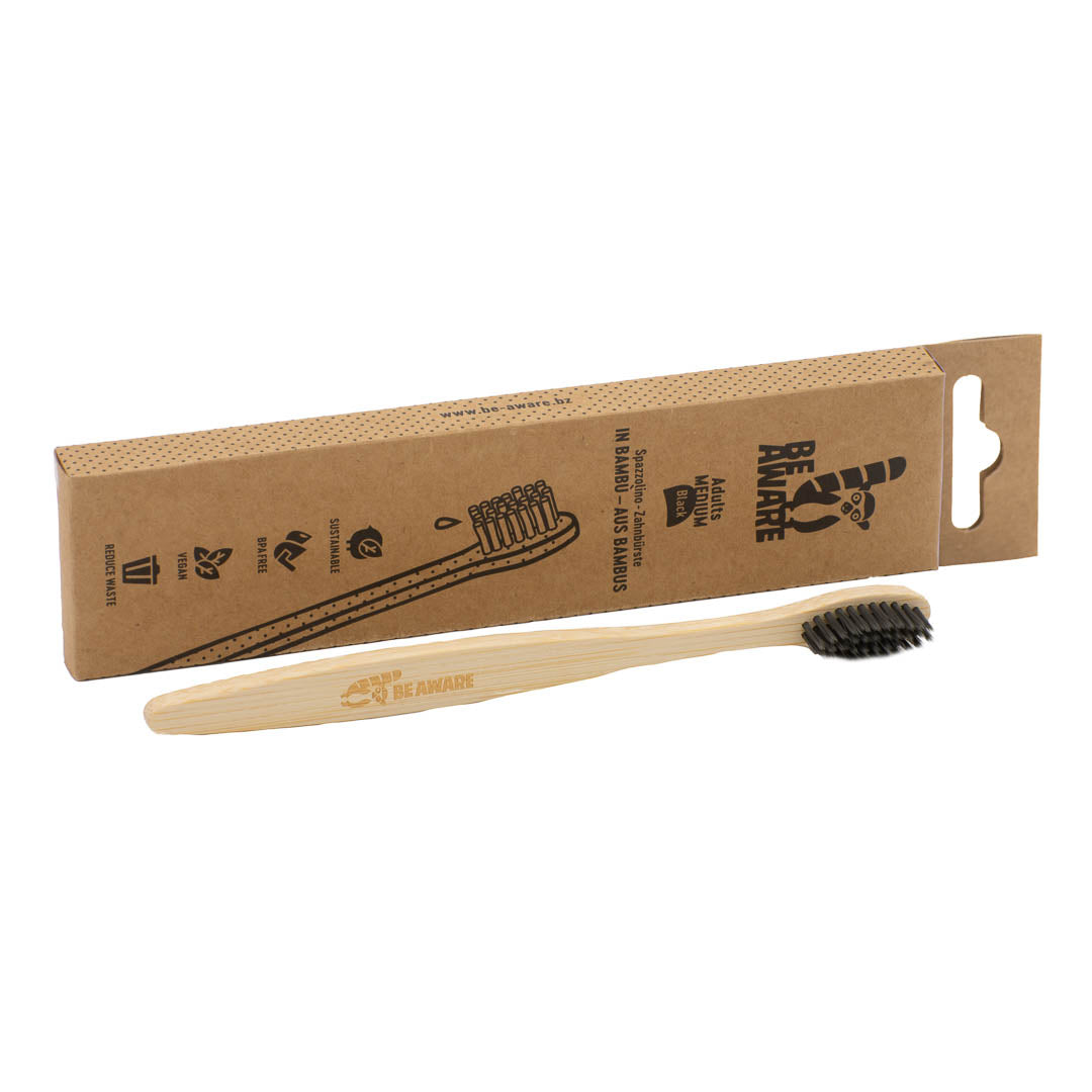 Spazzolino da denti in bamboo per adulti