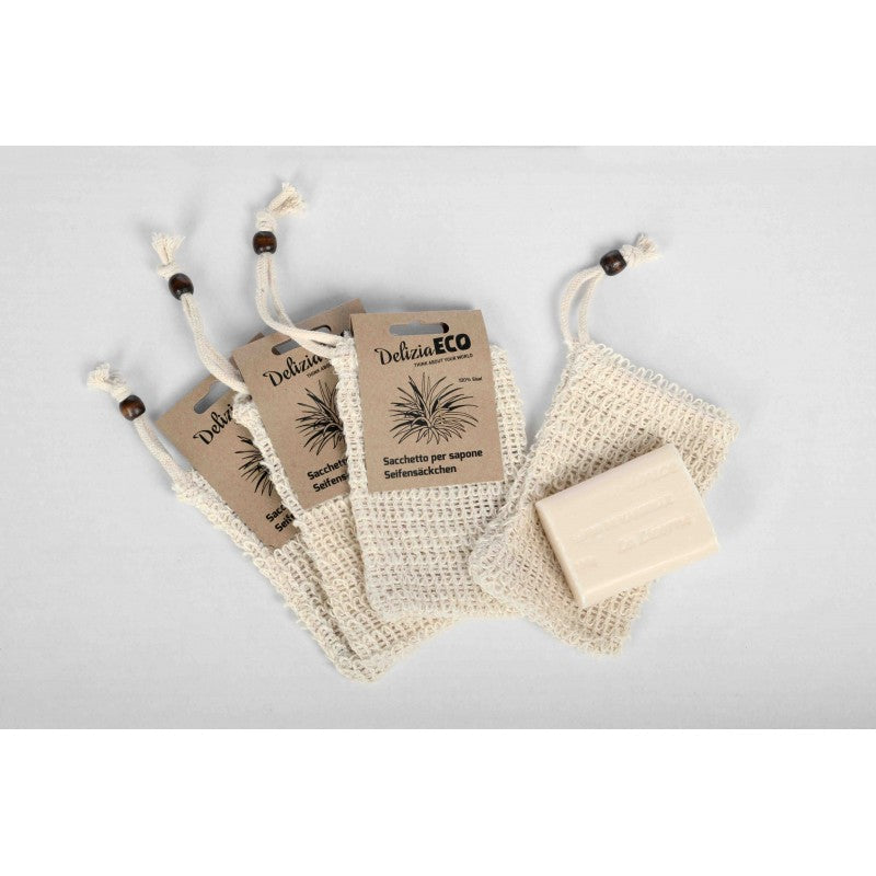 Sacchetto per sapone in sisal