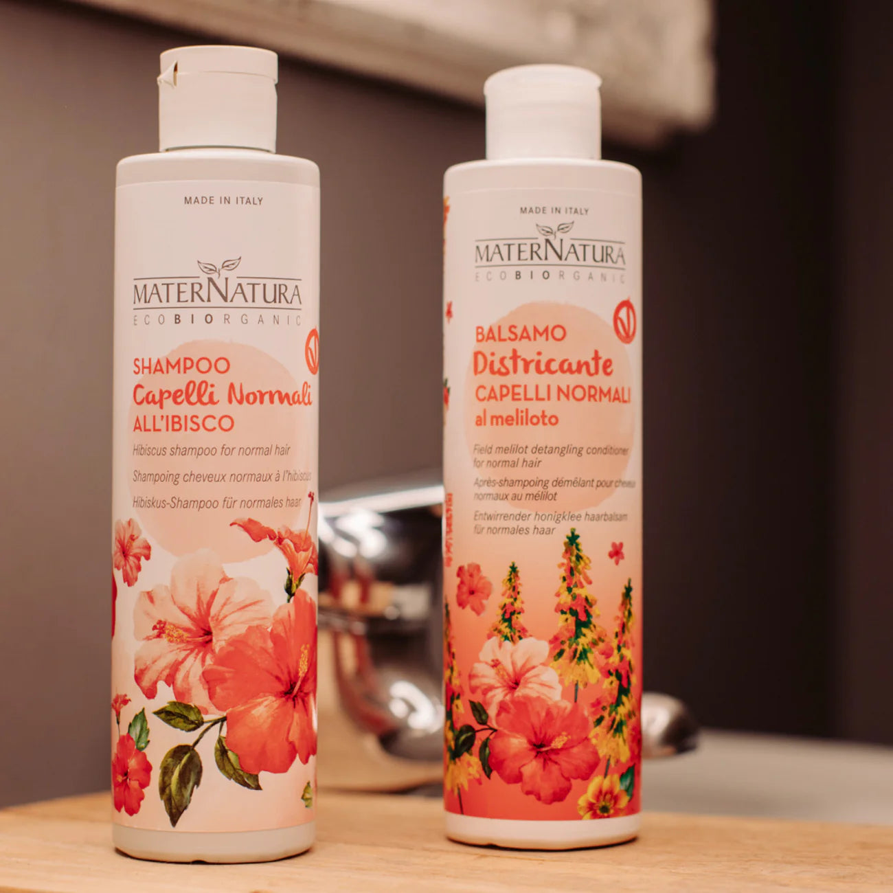 Shampoo capelli normali all'ibisco