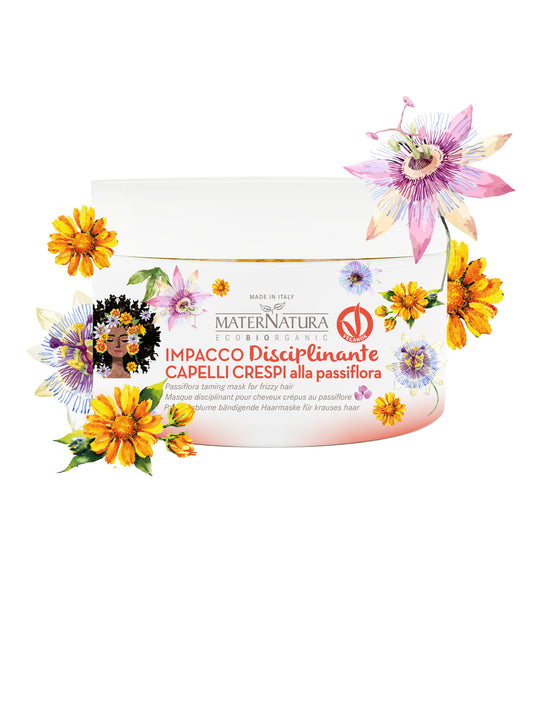 Impacco disciplinante capelli crespi o trattati alla passiflora
