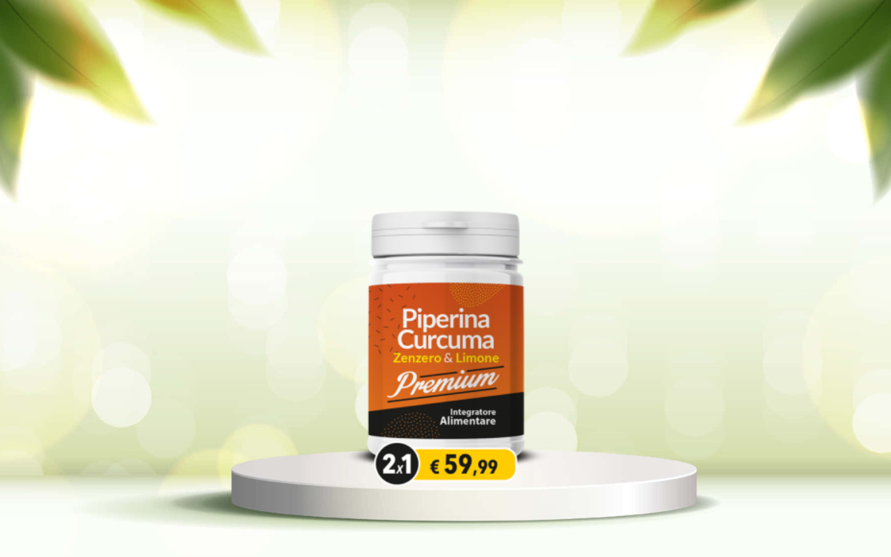 Scopri il detox naturale: piperina e curcuma premium per intestino e dimagrimento